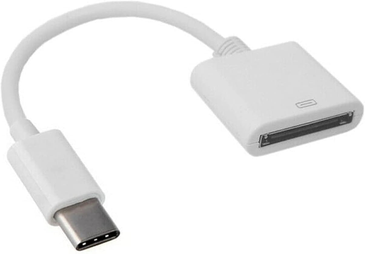 White for Apple 30pin Female to USB 3.1 Type-C USB-C Sync Data Charging Adapter Cable Cell Phone OTG Adapters USB Cables Accessories,Cables and Interconnects
