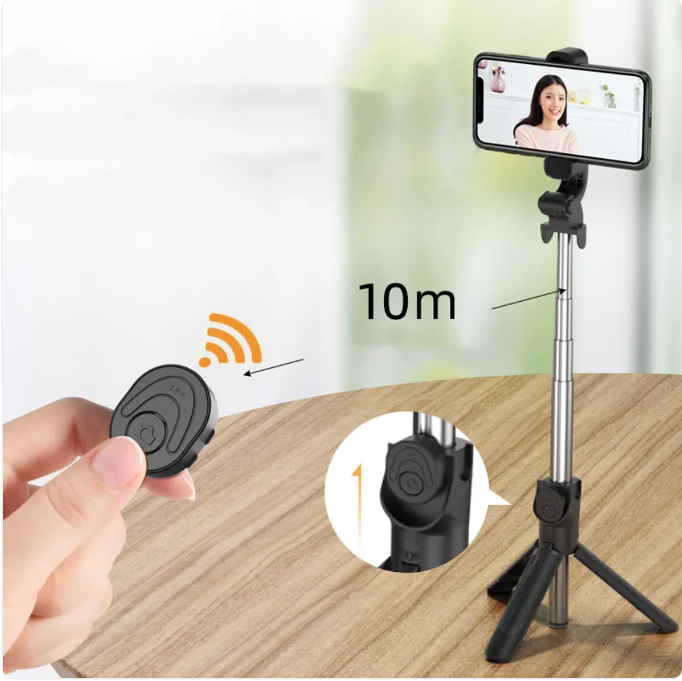 Selfie Stick with Mobile Phone Live Support