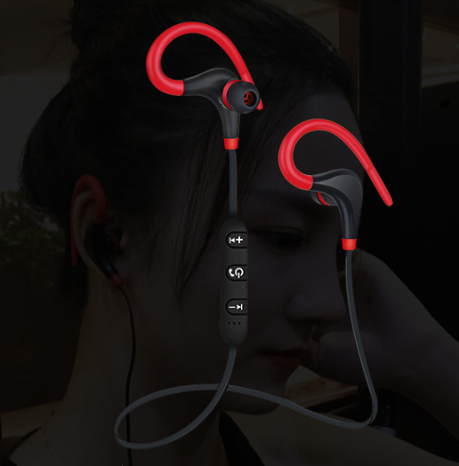 Bluetooth Sports Earphones with Hook Design