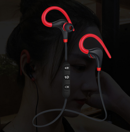 Bluetooth Sports Earphones with Hook Design
