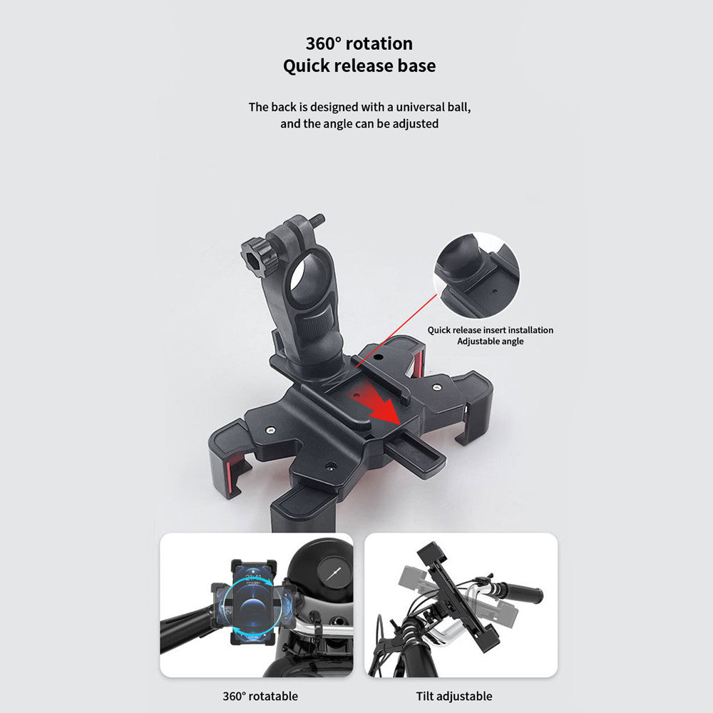 Four-Claw Mobile Phone Holder for Riding