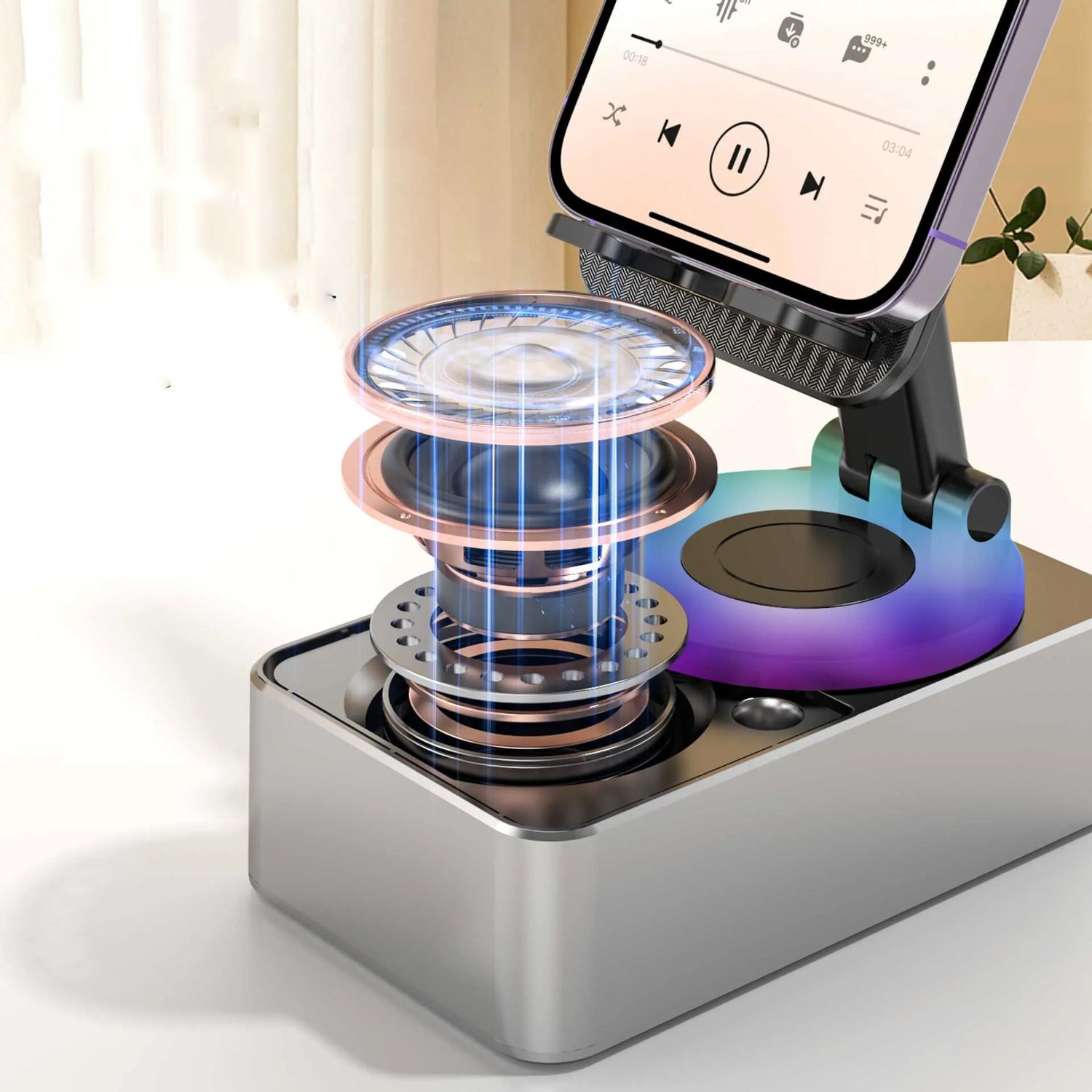 DualMode Phone Stand &amp; Speaker