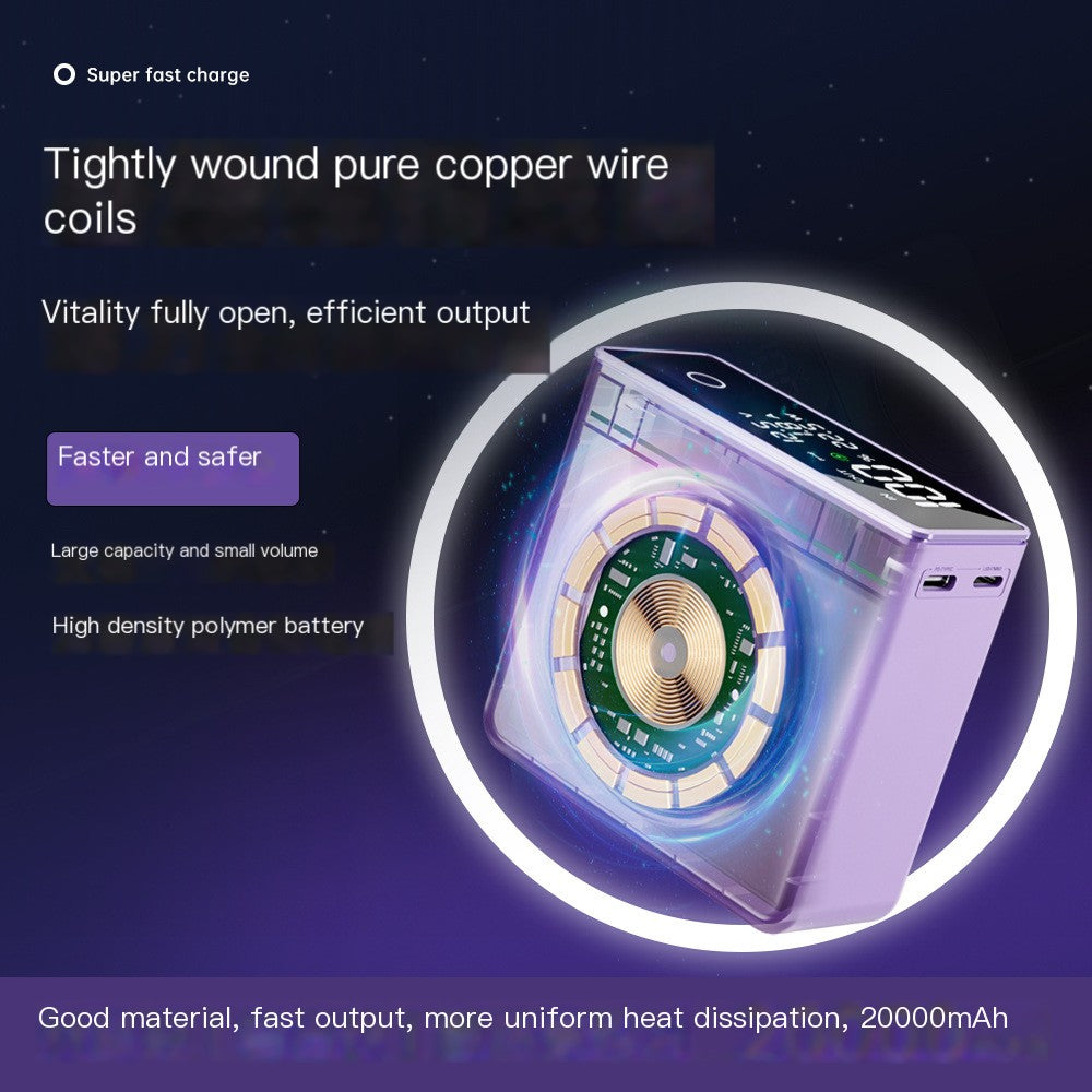 Q7 Wireless Magnetic Power Bank 20000mAh Portable Charger
