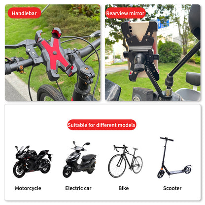 Four-Claw Mobile Phone Holder for Riding