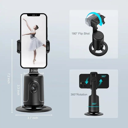 AI 360° Face Tracking Phone Stabilizer
