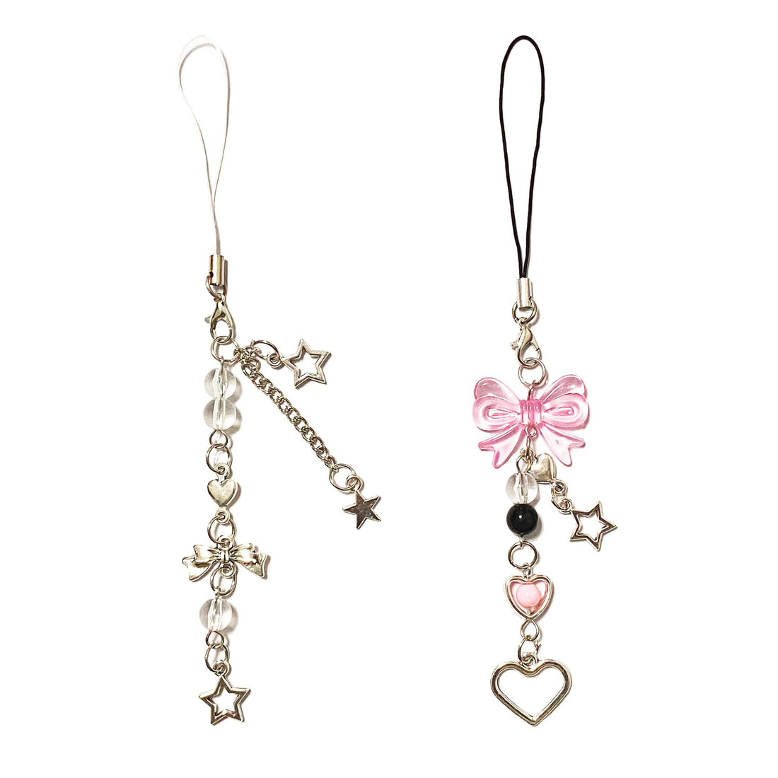 HOLAOCT Cute Phone Charm Aesthetic Cell Phone Charms Strap Kawaii Y2K Accessories for Phone Bag Keychain Pendants Decor